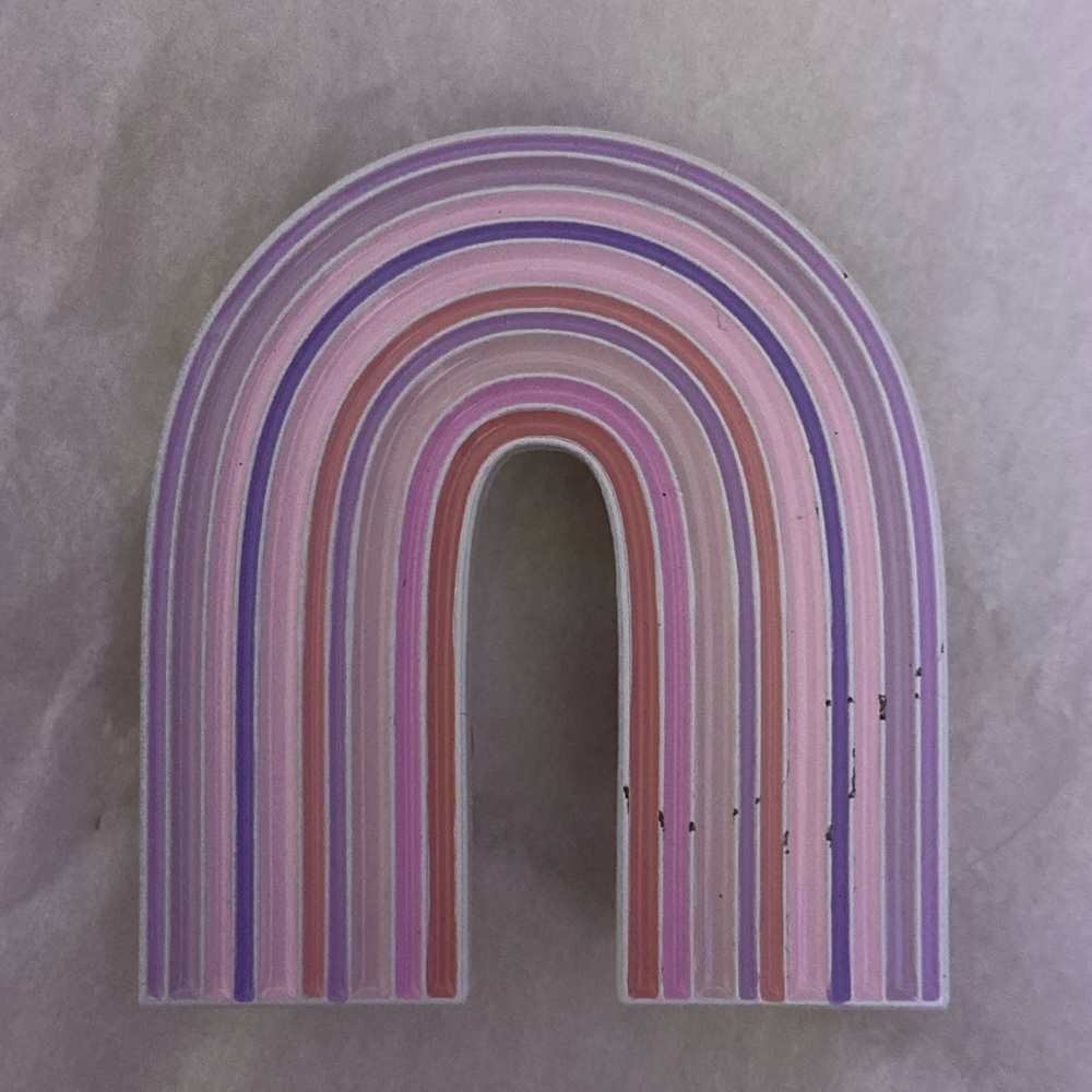 pastel rainbow pin